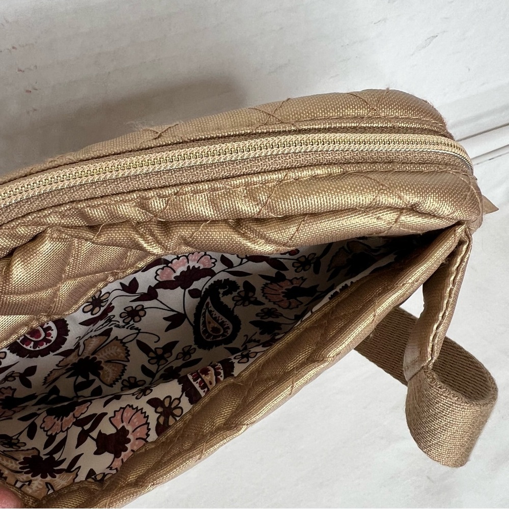 Vera Bradley Mini Belt Bag, Champagne Gold Pearl, NWT - Picture 6 of 12